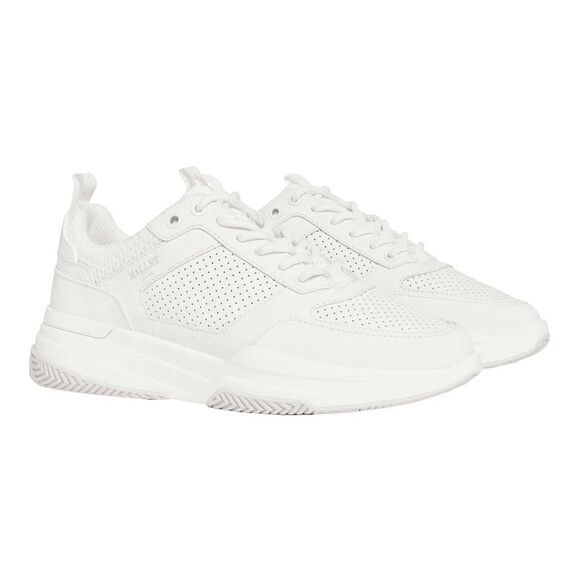 Mallet Mens Radnor Leather Sneakers / White